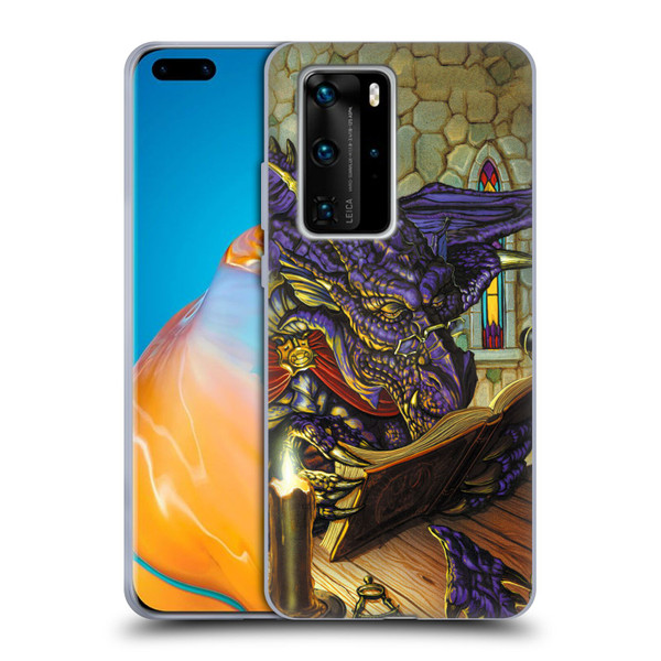 Ed Beard Jr Dragons A Good Book Soft Gel Case for Huawei P40 Pro / P40 Pro Plus 5G