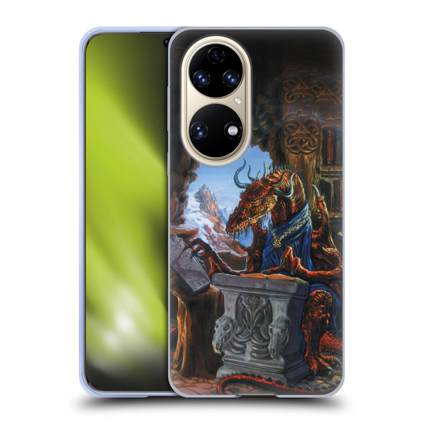 Ed Beard Jr Dragons Ancient Scholar Soft Gel Case for Huawei P50