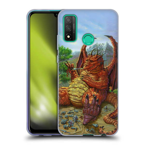 Ed Beard Jr Dragons Lunch With A Toothpick Soft Gel Case for Huawei P Smart (2020)