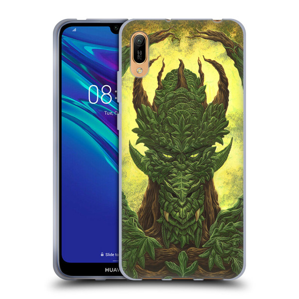 Ed Beard Jr Dragons Green Guardian Greenman Soft Gel Case for Huawei Y6 Pro (2019)