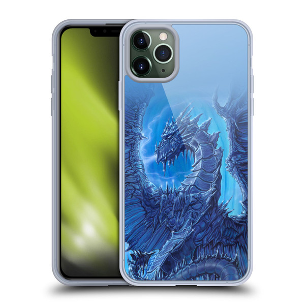Ed Beard Jr Dragons Glacier Soft Gel Case for Apple iPhone 11 Pro Max
