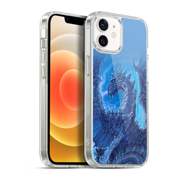Ed Beard Jr Dragons Glacier Soft Gel Case for Apple iPhone 12 / iPhone 12 Pro & MagSafe
