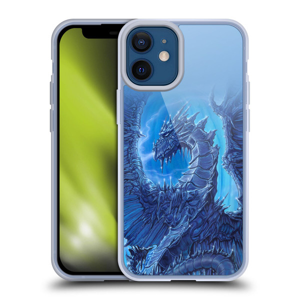 Ed Beard Jr Dragons Glacier Soft Gel Case for Apple iPhone 12 Mini