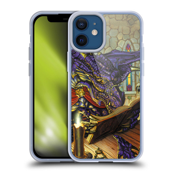 Ed Beard Jr Dragons A Good Book Soft Gel Case for Apple iPhone 12 Mini