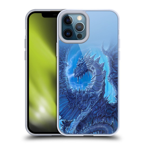 Ed Beard Jr Dragons Glacier Soft Gel Case for Apple iPhone 12 Pro Max