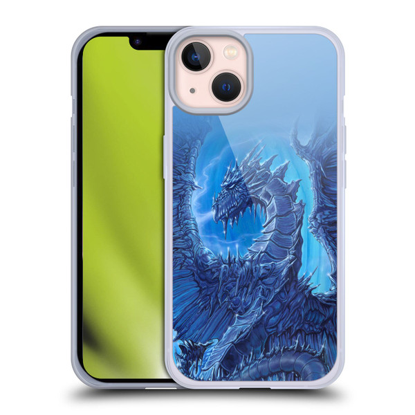 Ed Beard Jr Dragons Glacier Soft Gel Case for Apple iPhone 13