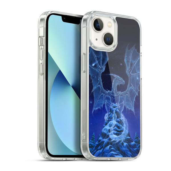Ed Beard Jr Dragons Winter Spirit Soft Gel Case for Apple iPhone 13