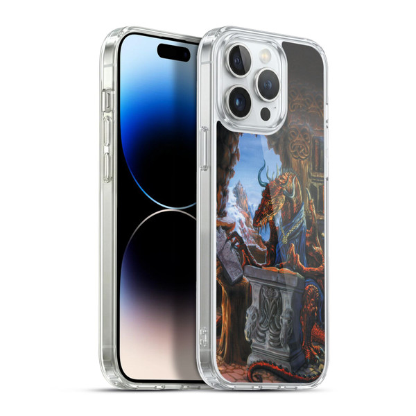 Ed Beard Jr Dragons Ancient Scholar Soft Gel Case for Apple iPhone 13 Pro Max & MagSafe