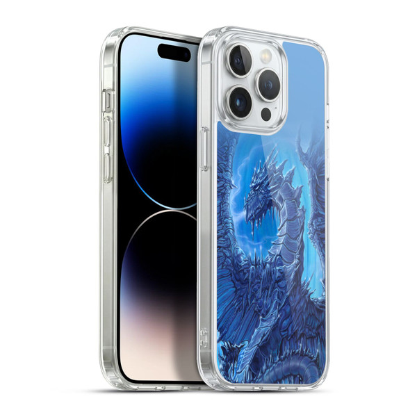 Ed Beard Jr Dragons Glacier Soft Gel Case for Apple iPhone 13 Pro Max & MagSafe