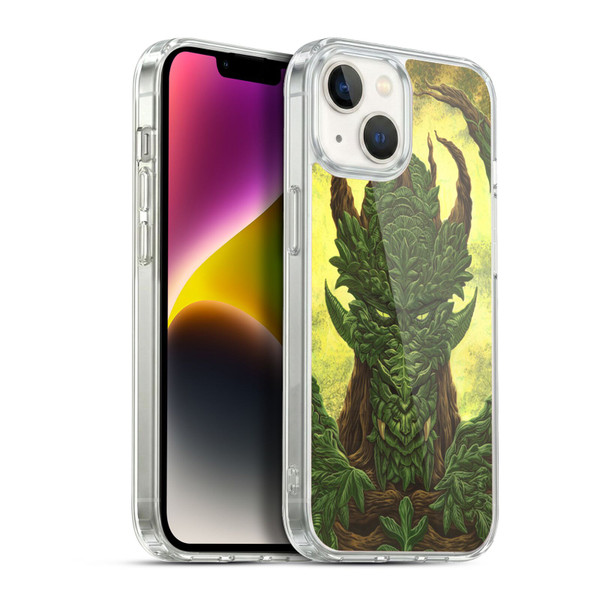 Ed Beard Jr Dragons Green Guardian Greenman Soft Gel Case for Apple iPhone 14