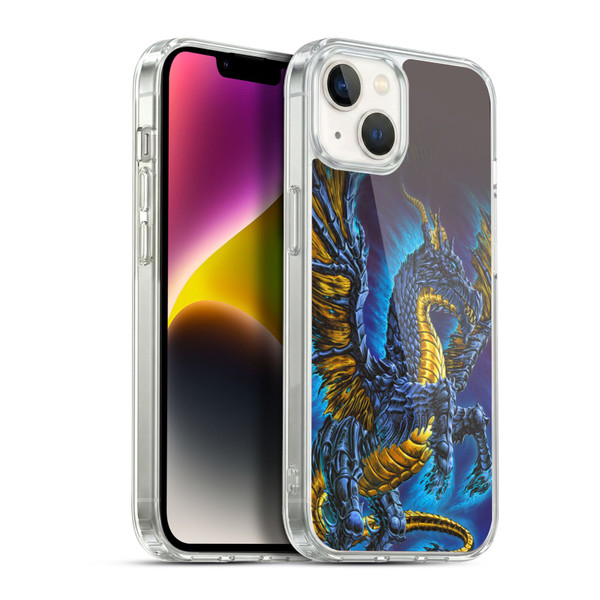 Ed Beard Jr Dragons Mare Soft Gel Case for Apple iPhone 14 Plus & MagSafe