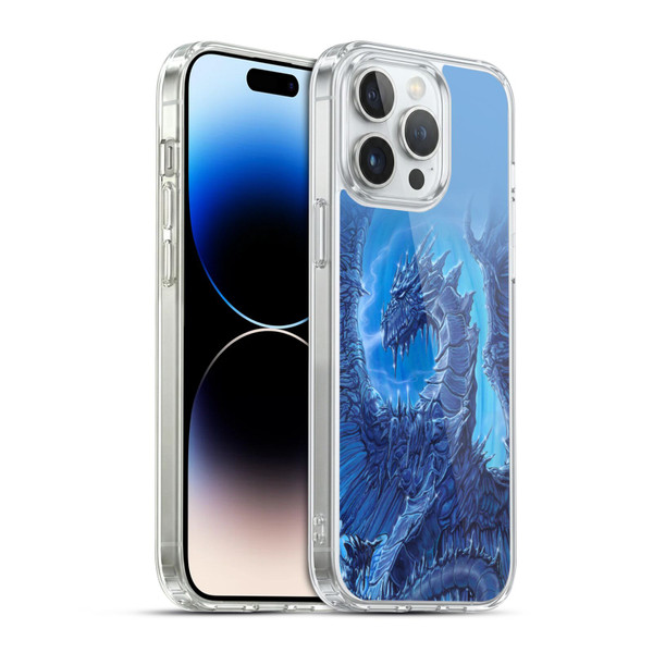 Ed Beard Jr Dragons Glacier Soft Gel Case for Apple iPhone 14 Pro Max & MagSafe