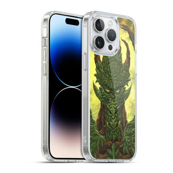 Ed Beard Jr Dragons Green Guardian Greenman Soft Gel Case for Apple iPhone 14 Pro Max & MagSafe