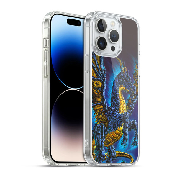 Ed Beard Jr Dragons Mare Soft Gel Case for Apple iPhone 14 Pro Max & MagSafe