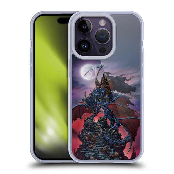 Ed Beard Jr Dragons Reaper Soft Gel Case for Apple iPhone 14 Pro