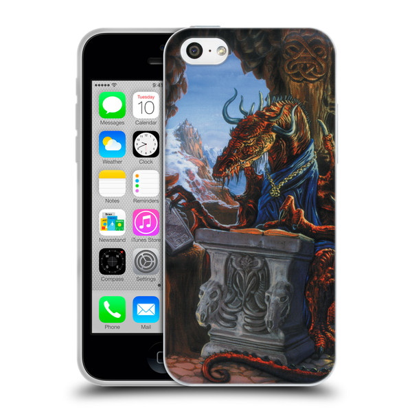 Ed Beard Jr Dragons Ancient Scholar Soft Gel Case for Apple iPhone 5c