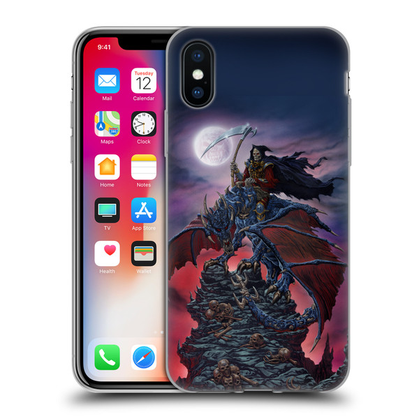 Ed Beard Jr Dragons Reaper Soft Gel Case for Apple iPhone X / iPhone XS