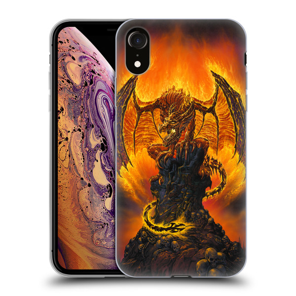 Ed Beard Jr Dragons Harbinger Of Fire Soft Gel Case for Apple iPhone XR