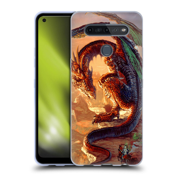 Ed Beard Jr Dragons Bravery Misplaced Soft Gel Case for LG K51S