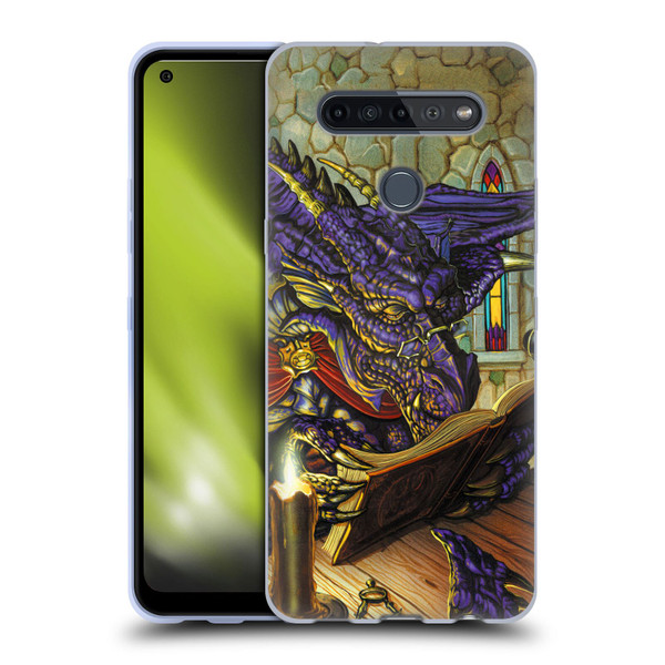 Ed Beard Jr Dragons A Good Book Soft Gel Case for LG K51S