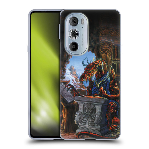 Ed Beard Jr Dragons Ancient Scholar Soft Gel Case for Motorola Edge X30