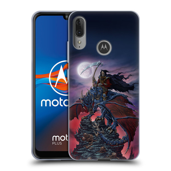 Ed Beard Jr Dragons Reaper Soft Gel Case for Motorola Moto E6 Plus