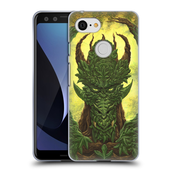 Ed Beard Jr Dragons Green Guardian Greenman Soft Gel Case for Google Pixel 3