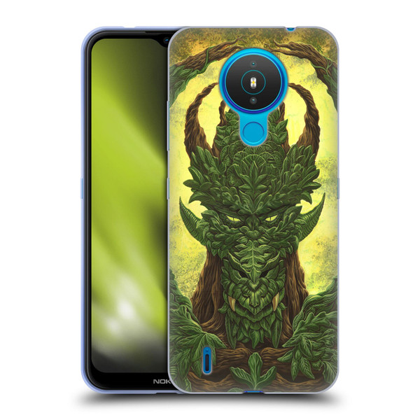 Ed Beard Jr Dragons Green Guardian Greenman Soft Gel Case for Nokia 1.4