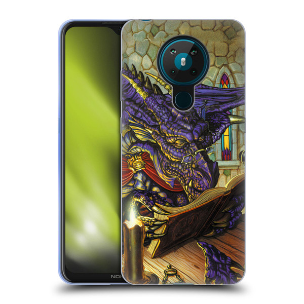 Ed Beard Jr Dragons A Good Book Soft Gel Case for Nokia 5.3