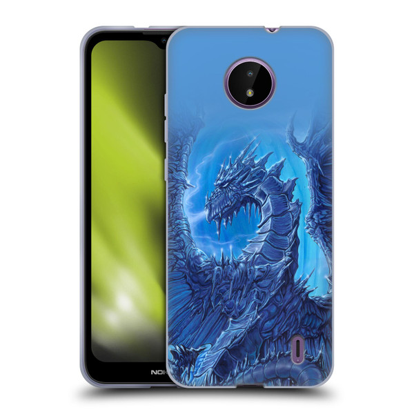 Ed Beard Jr Dragons Glacier Soft Gel Case for Nokia C10 / C20