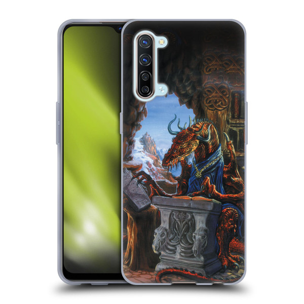 Ed Beard Jr Dragons Ancient Scholar Soft Gel Case for OPPO Find X2 Lite 5G