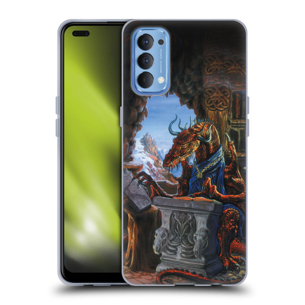 Ed Beard Jr Dragons Ancient Scholar Soft Gel Case for OPPO Reno 4 5G