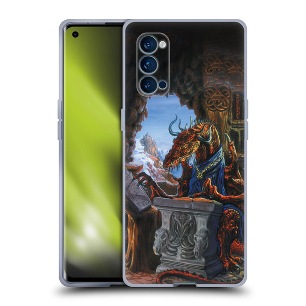 Ed Beard Jr Dragons Ancient Scholar Soft Gel Case for OPPO Reno 4 Pro 5G