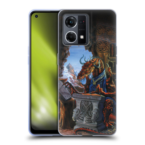 Ed Beard Jr Dragons Ancient Scholar Soft Gel Case for OPPO Reno8 4G