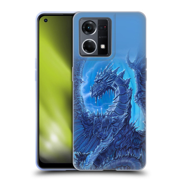 Ed Beard Jr Dragons Glacier Soft Gel Case for OPPO Reno8 4G