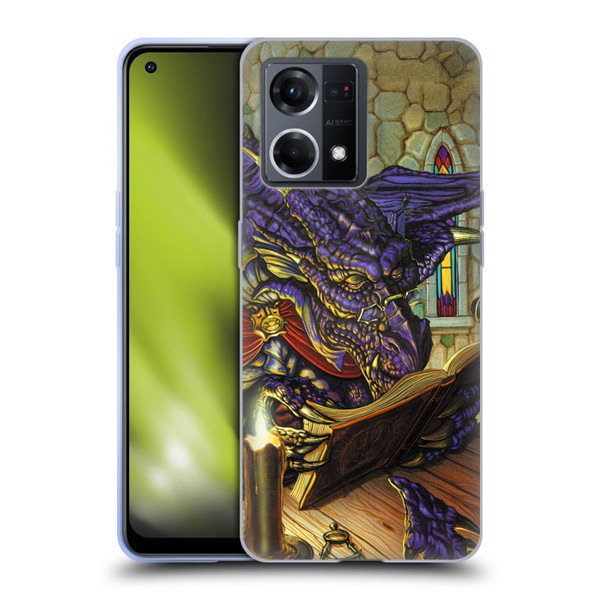 Ed Beard Jr Dragons A Good Book Soft Gel Case for OPPO Reno8 4G