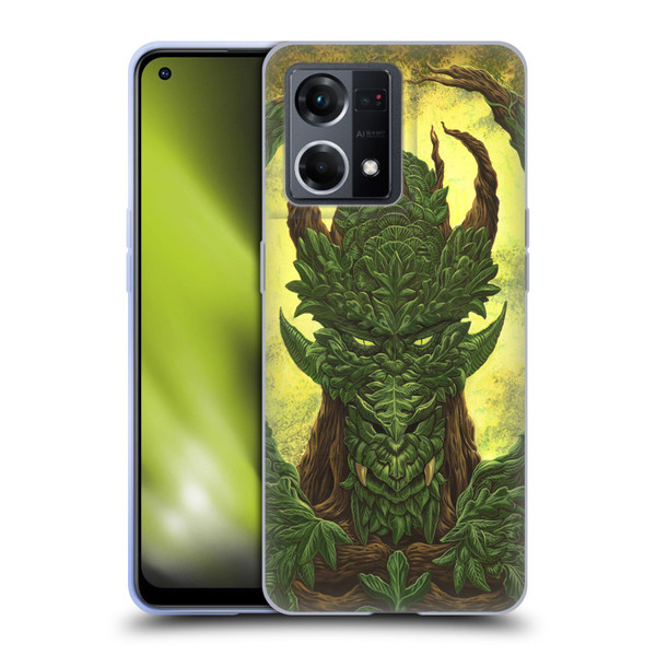 Ed Beard Jr Dragons Green Guardian Greenman Soft Gel Case for OPPO Reno8 4G