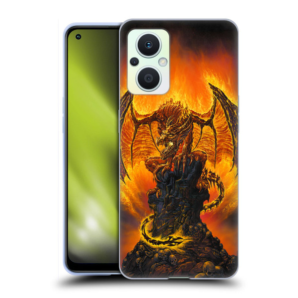 Ed Beard Jr Dragons Harbinger Of Fire Soft Gel Case for OPPO Reno8 Lite