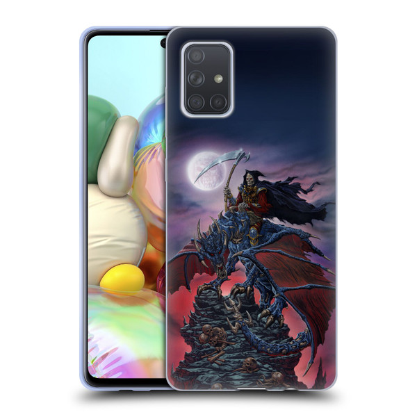 Ed Beard Jr Dragons Reaper Soft Gel Case for Samsung Galaxy A71 (2019)