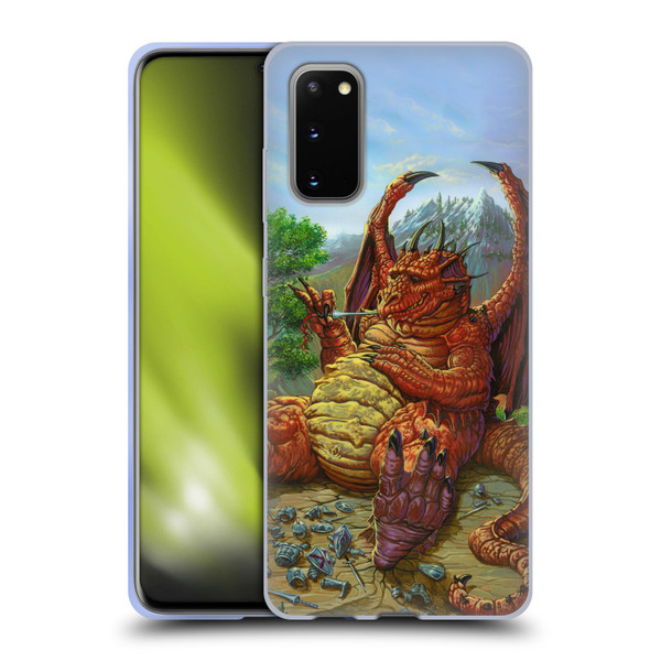 Ed Beard Jr Dragons Lunch With A Toothpick Soft Gel Case for Samsung Galaxy S20 / S20 5G