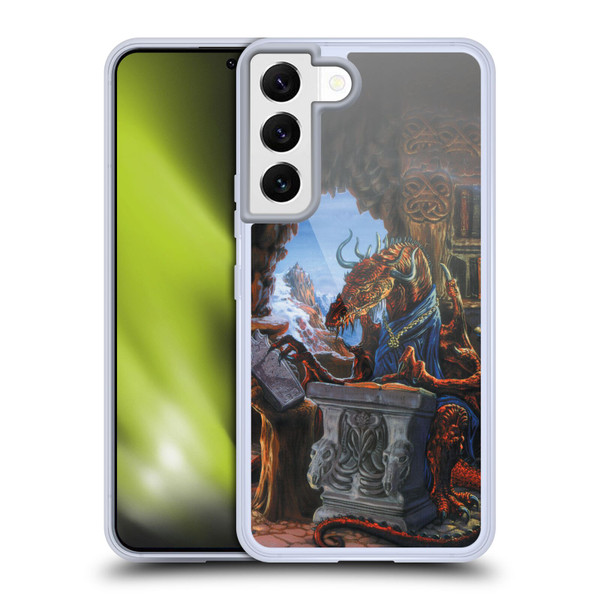 Ed Beard Jr Dragons Ancient Scholar Soft Gel Case for Samsung Galaxy S22 5G