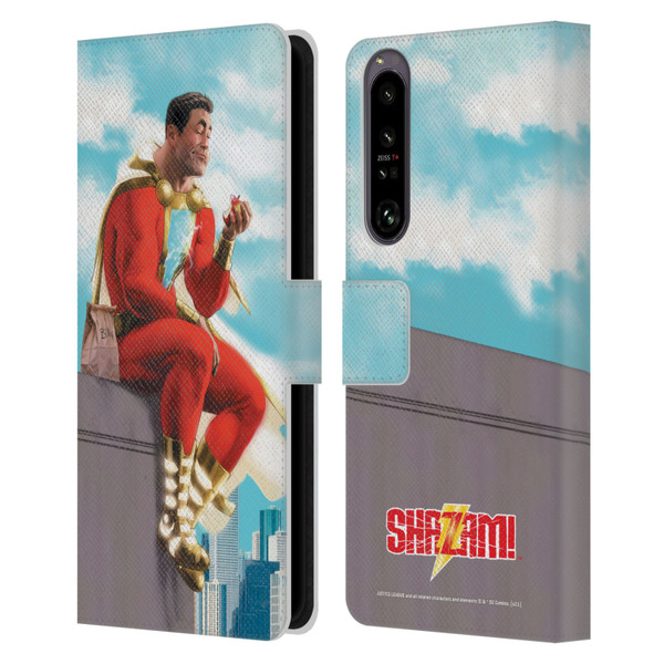 Justice League DC Comics Shazam Comic Book Art Issue #9 Variant 2019 Leather Book Wallet Case Cover For Sony Xperia 1 IV