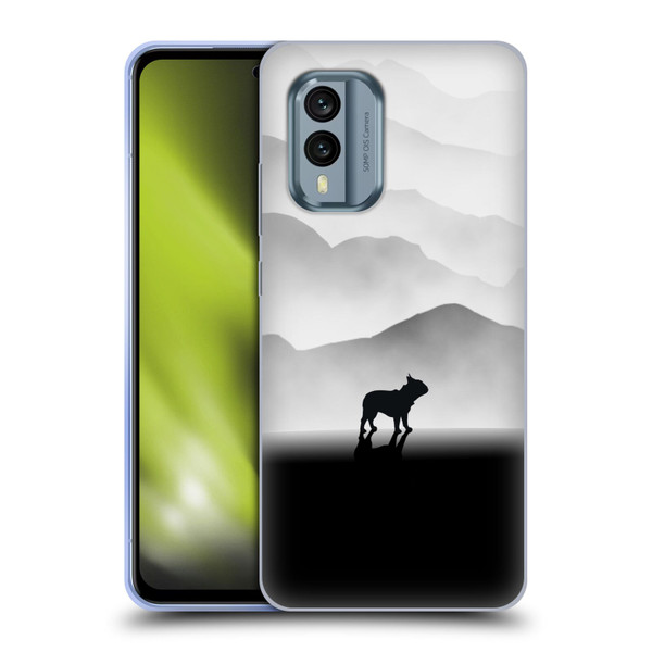 Klaudia Senator French Bulldog Free Soft Gel Case for Nokia X30