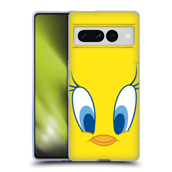 Looney Tunes Full Face Tweety Soft Gel Case for Google Pixel 7 Pro