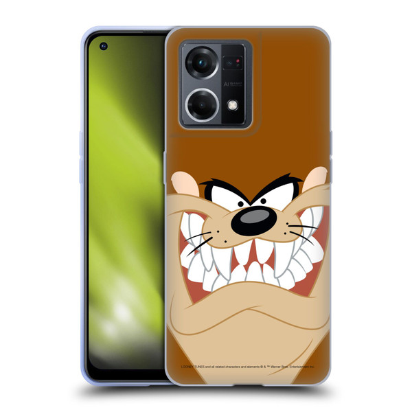 Looney Tunes Full Face Tasmanian Devil Soft Gel Case for OPPO Reno8 4G
