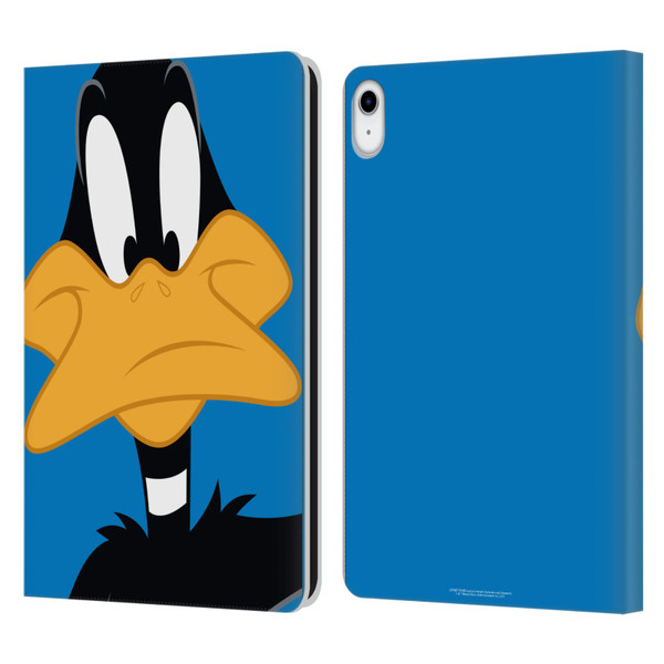 Looney Tunes Characters Daffy Duck Leather Book Wallet Case Cover For Apple iPad 10.9 (2022)