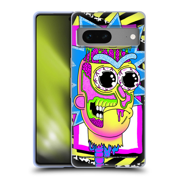Rick And Morty Season 1 & 2 Graphics Rick Soft Gel Case for Google Pixel 7