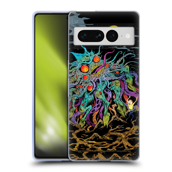 Rick And Morty Season 1 & 2 Graphics The Dunrick Horror Soft Gel Case for Google Pixel 7 Pro