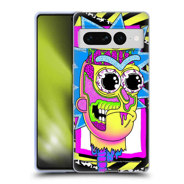 Rick And Morty Season 1 & 2 Graphics Rick Soft Gel Case for Google Pixel 7 Pro