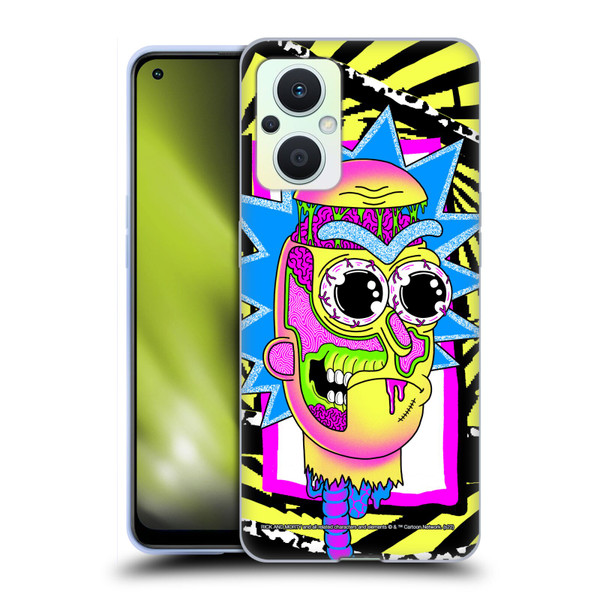 Rick And Morty Season 1 & 2 Graphics Rick Soft Gel Case for OPPO Reno8 Lite